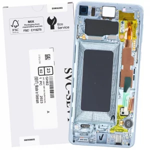 Display Schermo Samsung S10 SM-G973 Service Pack con frame