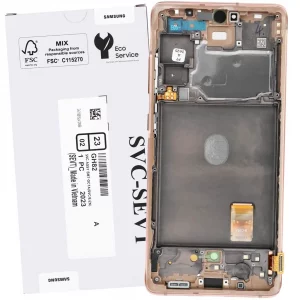 Display Schermo Samsung S20 FE SM-G780 G781 Service Pack con frame