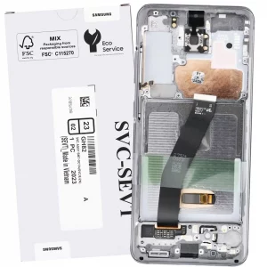 Display Schermo Samsung S20 SM-G980 G981 Service Pack con frame