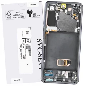 Display Schermo Samsung S21 SM-G991 Service Pack con frame