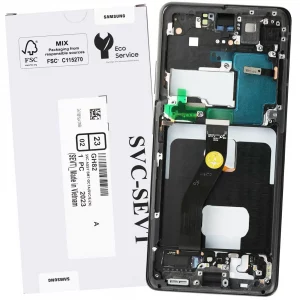 Display Schermo Samsung S21 ULTRA SM-G998 Service Pack con frame